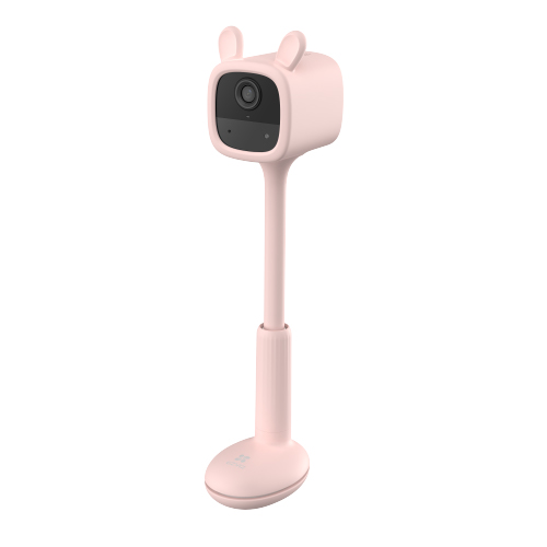 CAMARA IP WIFI 2MPX A BATERIA PARA MONITOREO DE BEBES (ROSA)